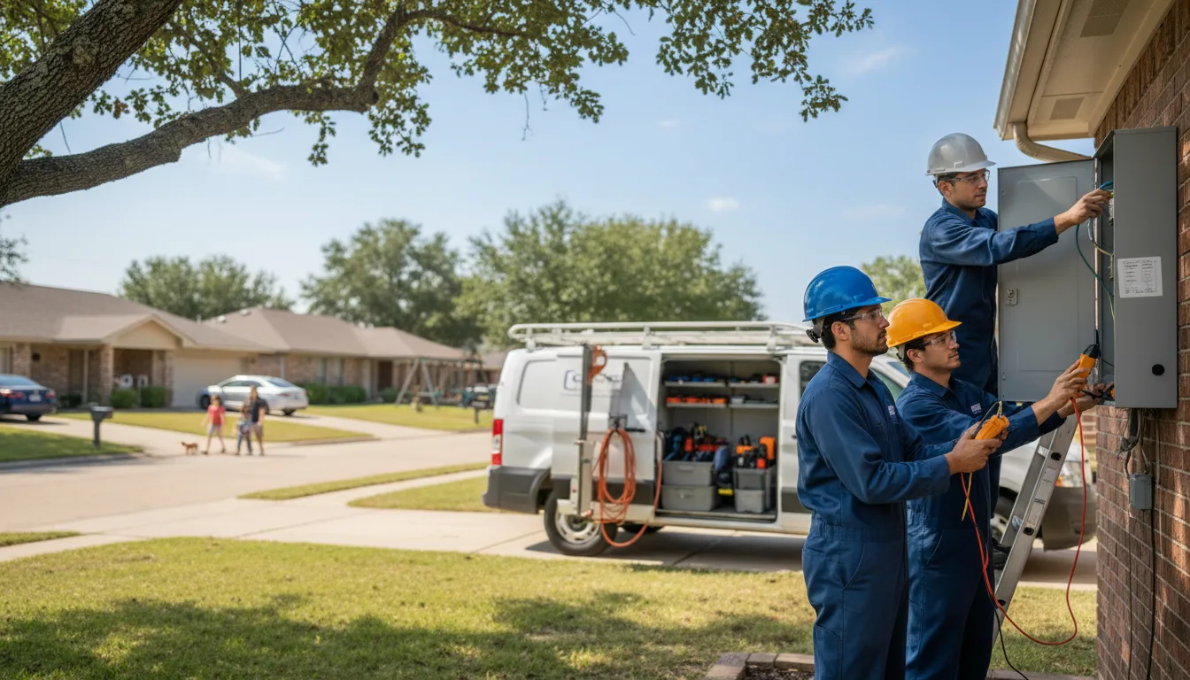 Certified electrician providing emergency electrical services in Cleveland, AR